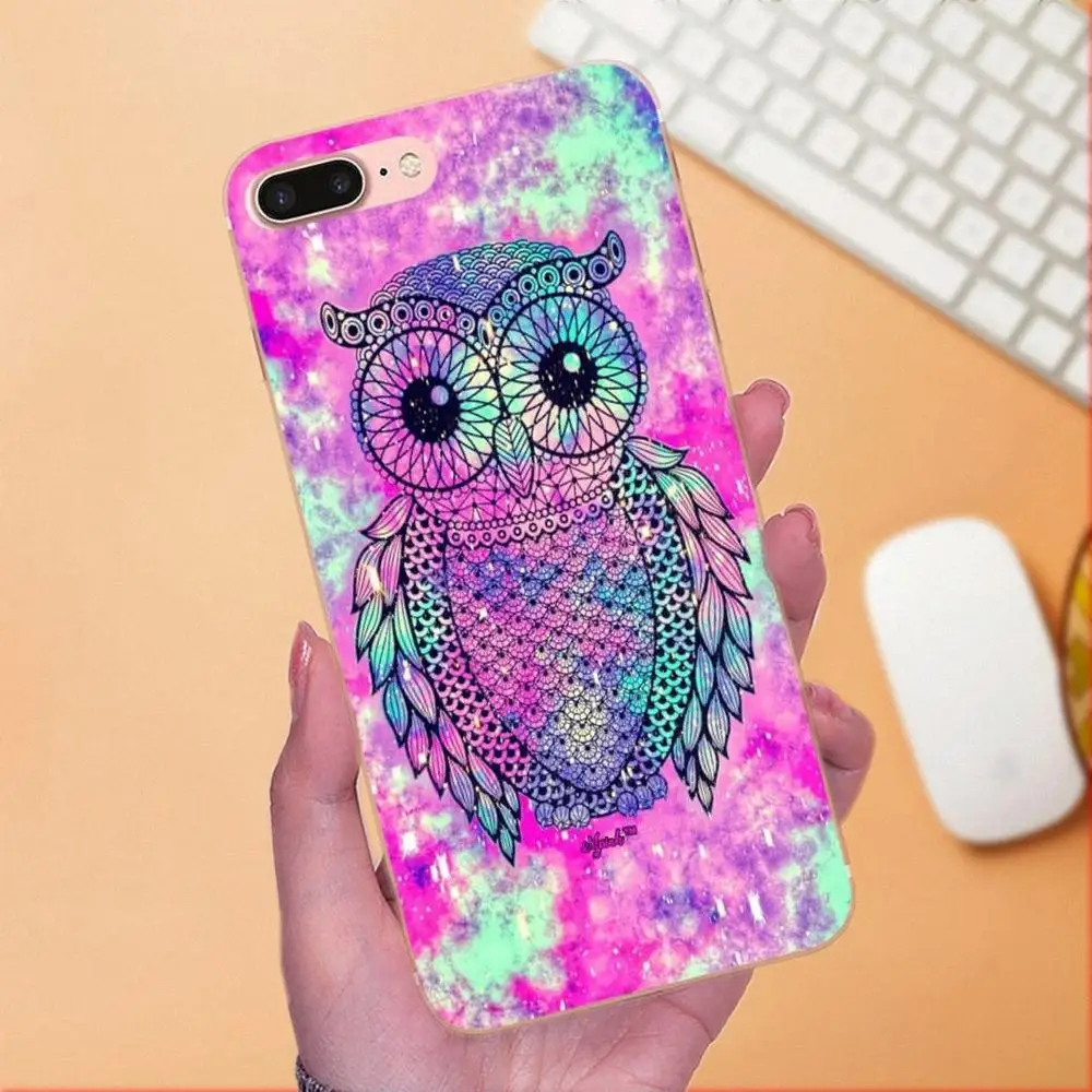 Чехол для мобильного телефона из ТПУ с милым рисунком Совы и животных Samsung Galaxy Note 5