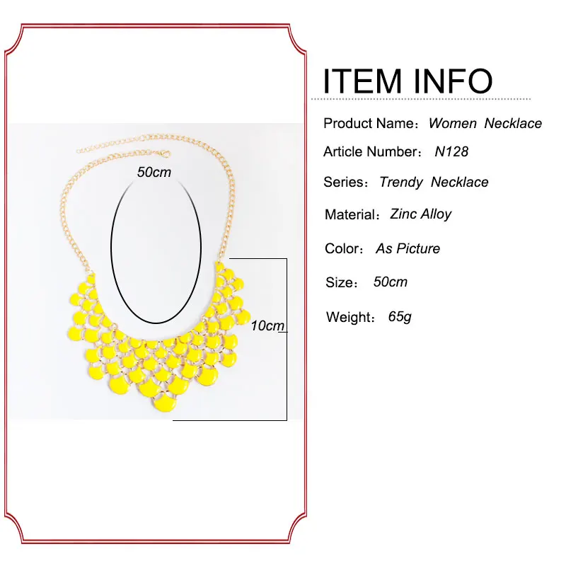 F &amp U различные цвета каплевидной масляной технологии ожерелье с подвеской в