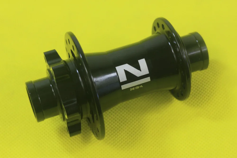 Передняя Ступица диска Novatec DH61SB MTB DH 32 или 36 отверстий черная для горного
