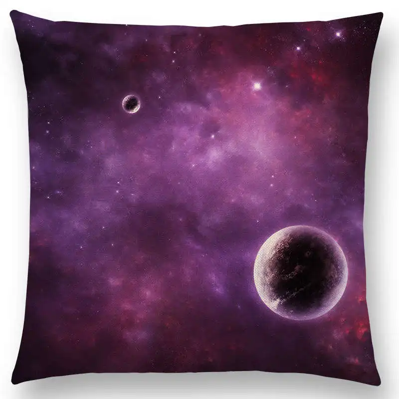 Hot Sale Mysterious Universe Vast Outer Space Beautiful Planets Gorgeous Radiance Cushion Cover Car Decor Sofa Throw Pillow Case | Дом и сад