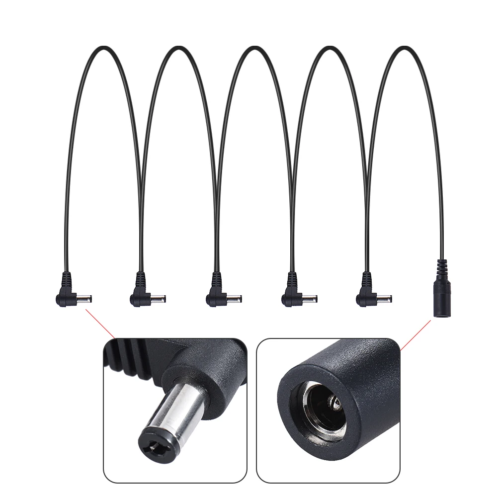 Адаптер питания для гитарного эффекта 9 В постоянного тока 1000 мА 5 сторонний