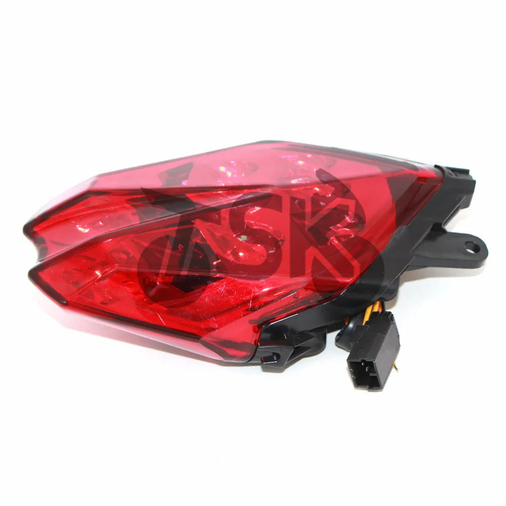 gules Для Triumph Daytona 675 675R 2013 аксессуары для мотоциклов Встроенный светодиодный задний светильник поворотник - Цвет: gules