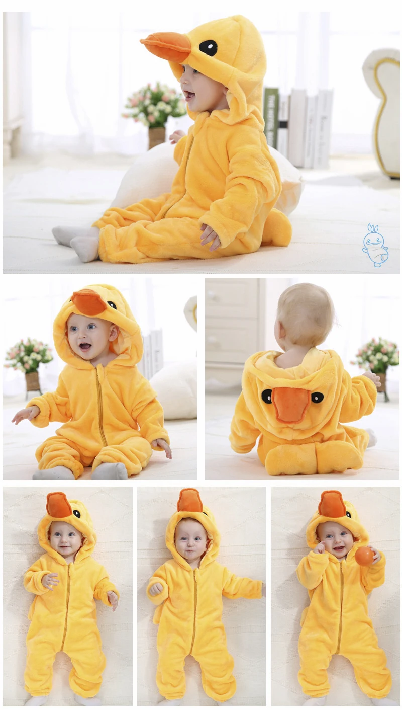 SLAIXIU kigurumi Panda/детская одежда для сна для мальчиков и девочек мягкие фланелевые пижамы для малышей с животными теплые балахон с капюшоном для мальчиков и девочек детская одежда для сна