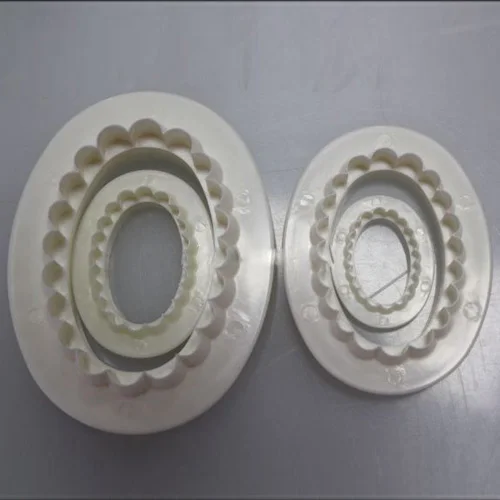 4 шт./компл. овальные помадки для украшения тортов Sugarcraft выпечки печенья