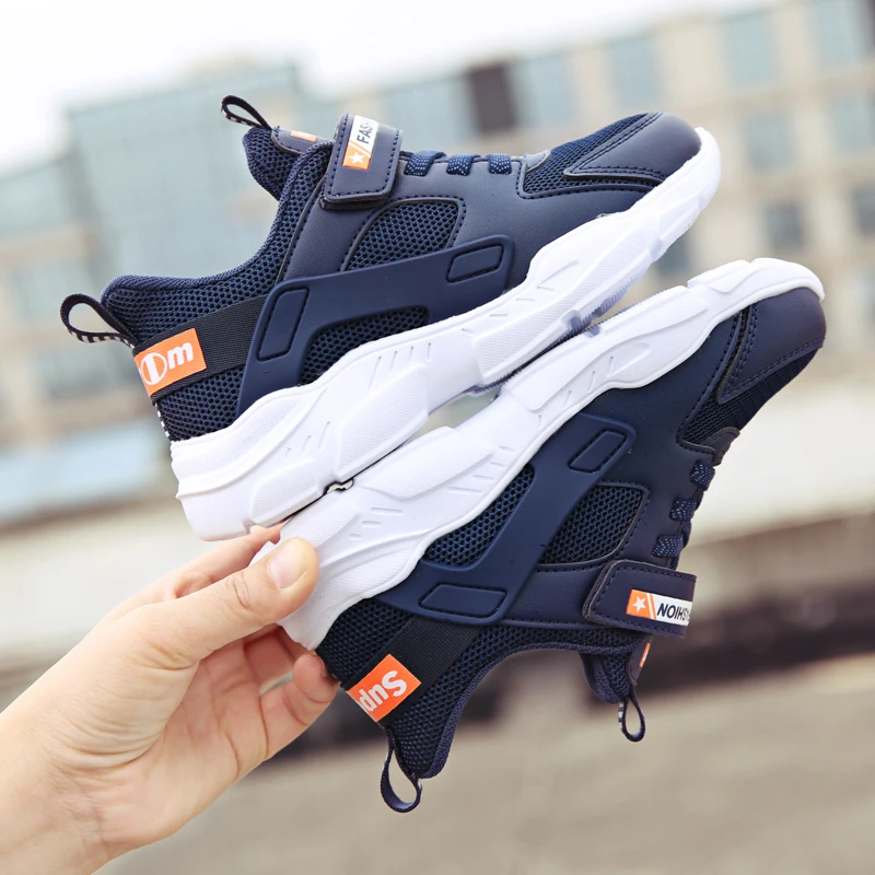 Официальные Детские кроссовки для бега мальчиков и девочек дышащие с тройной