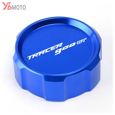 Rear Cover Blue Топ бренды Синий Мотоцикл с ЧПУ передний и задний тормозной цилиндр для жидкости крышка резервуара для Yamaha TRACER 900 GT - Цвет: Rear Cover Blue