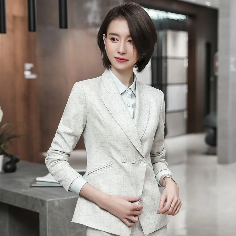 Деловые блейзеры и куртки из высококачественной ткани пальто женская одежда для