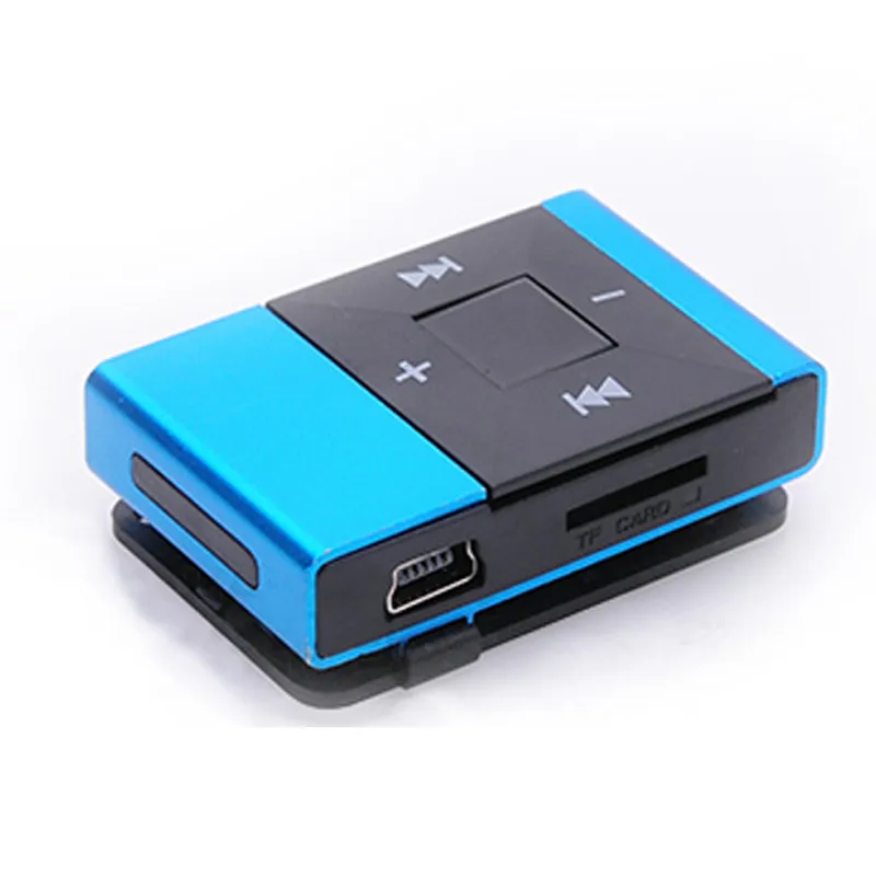 8 шт. цифровой MP3 плеер с мини USB клипсой поддержка Гб SD tf карты каждый из Eacn цветов