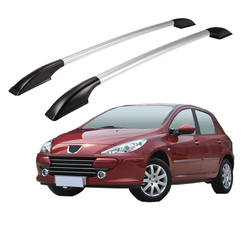 Декоративный алюминиевый сплав Багажник На Крышу коробки боковые рельсы бары