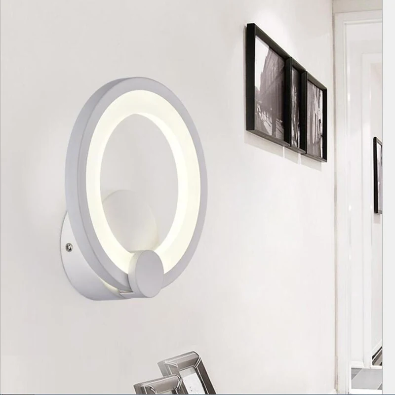 Современная светодиодная настенная лампа прикроватный светильник для коридора