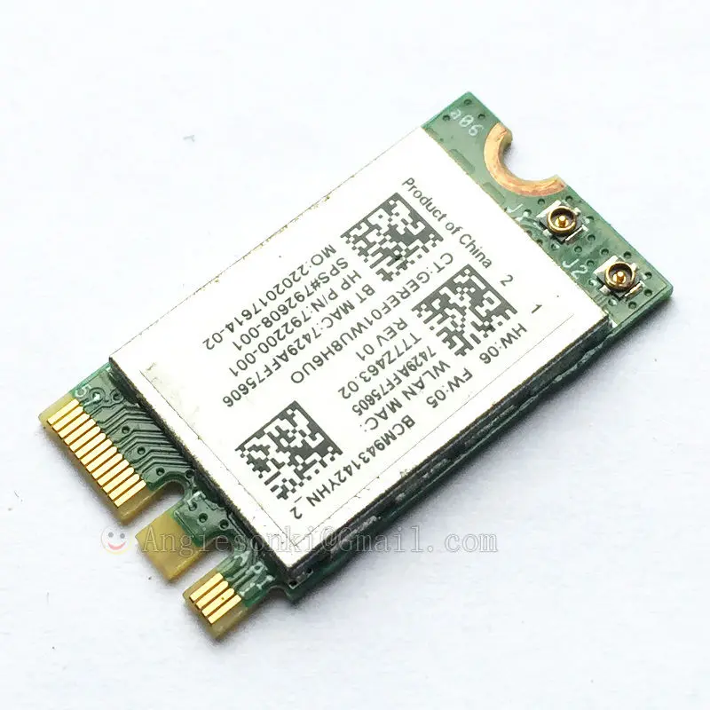 BCM943142Y 792200 001 M.2 NGFF Wi Fi WLAN карта + Bluetooth 4 0 для HP Broadcom ENVY M6 P 802.11bgn|wifi wlan card|wlan cardngff wifi |