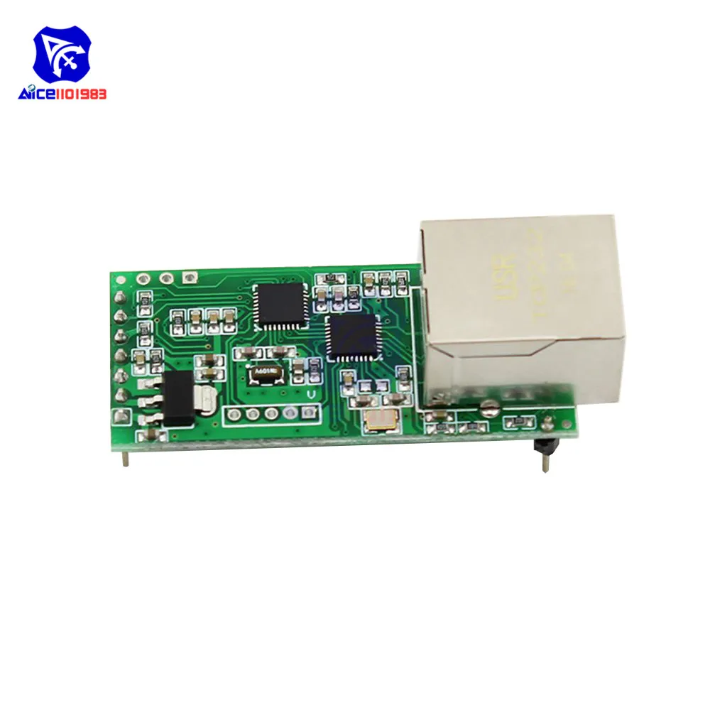 Модуль Ethernet сетевой последовательный порт RJ45 в TTL стандартный конвертер
