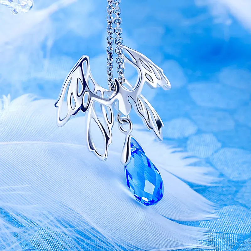 Ожерелье с изображением ледяной фантазии птицы китайский костюм фэнтези драма