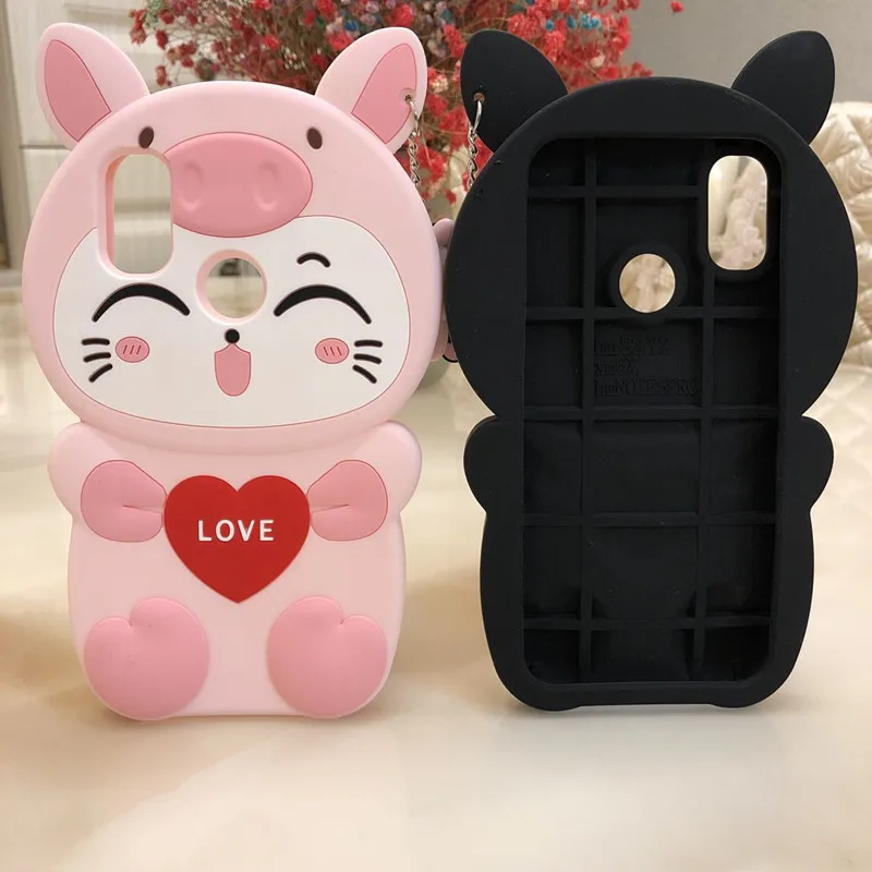 Для Xiaomi Redmi S2 милый 3D Силиконовый Единорог Кекс Минни Кот мультфильм мягкий чехол для задней панели сотового телефона для Redmi S2 S 2 5,99 дюймов