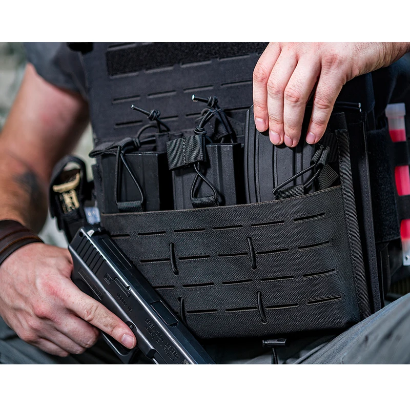 OneTigris MOLLE Lasercut Тройная винтовка маг Мешок Тактический Подсумок для 5,56/7,62 винтовки Mags, идеально подходит для AR/AK и т. Д
