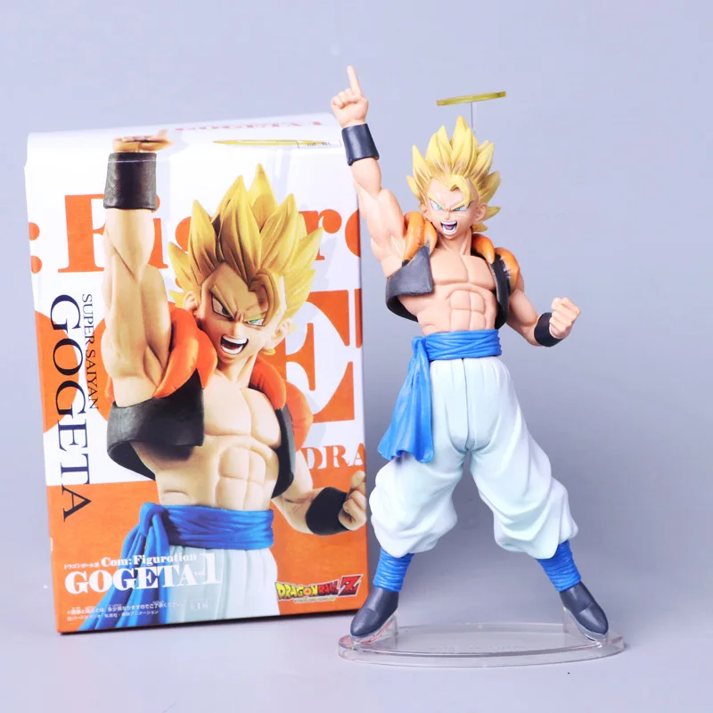 20 см Драконий жемчуг Z Gogeta Супер Saiyan ПВХ фигурка Коллекционная модель игрушки |