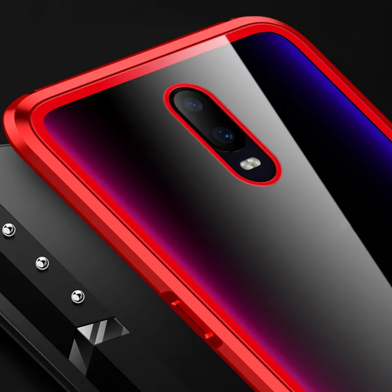 Двухсторонний чехол из закаленного стекла для OPPO R17 Pro 360 поглощающий