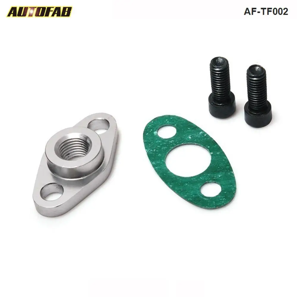 1/4 NPT Женский Алюминиевый Масляный сливной турбо фланец T3 T4 T04 GT40 GT55 AF TF002|turbo flange|t3