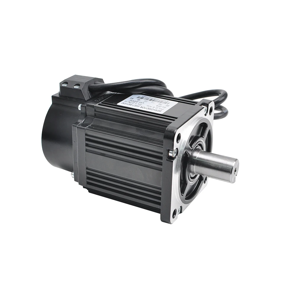 AC серво двигатель в комплекте 80ST M03520 однофазный Серводвигатель 220V 3.5N.m мотор