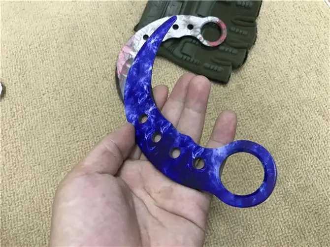 Не острый тренировочный нож karambit тактический для повседневного использования