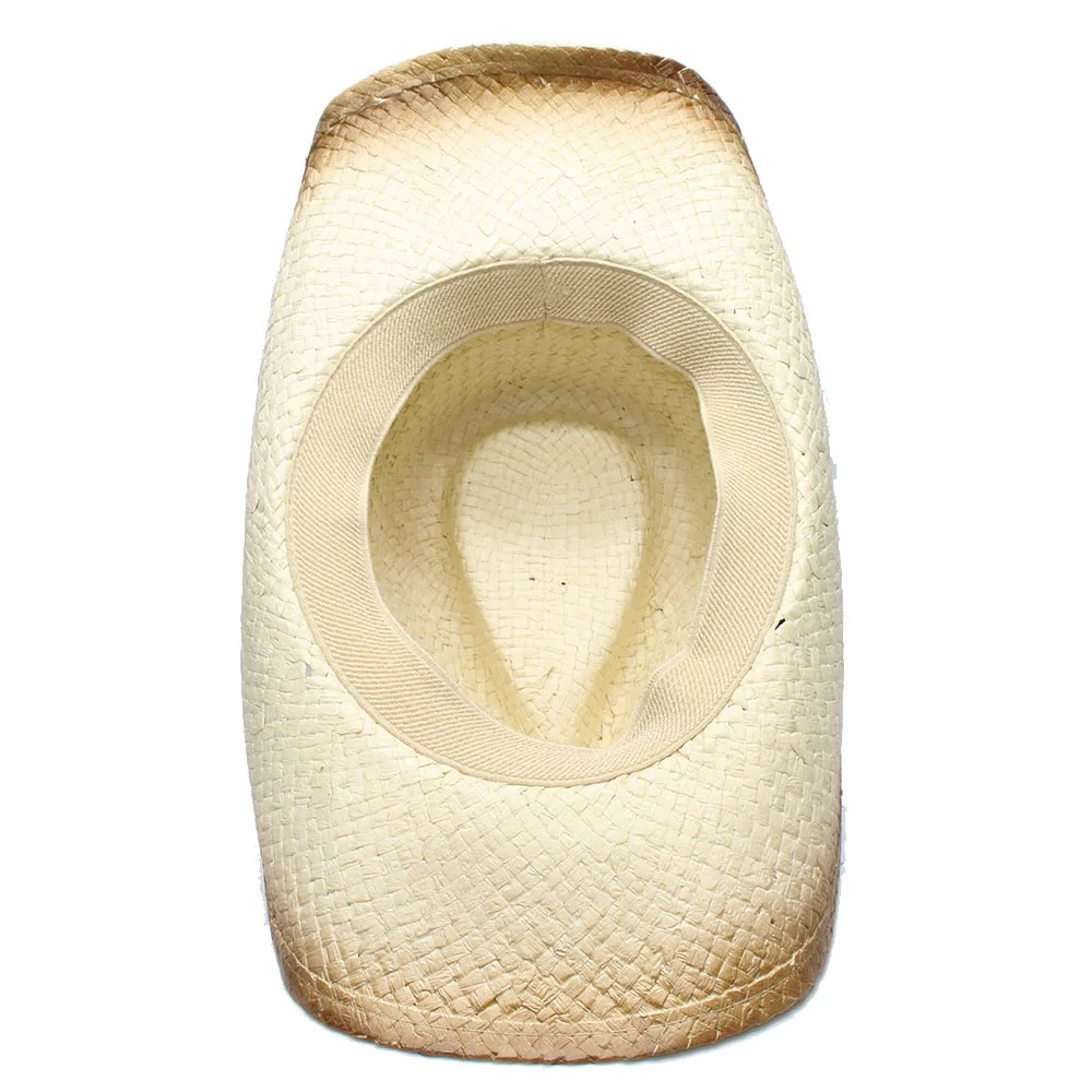 2019 соломенная шляпа от солнца для мужчин и женщин с Богемской головой быка лентой