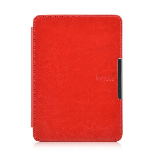 KPW CK RD Смарт-чехол из полиуретановой кожи чехол для Amazon kindle paperwhite 1/2/3 Твердый Чехол-книжка для kindle paperwhite чехол в подарок - Цвет: KPW CK RD