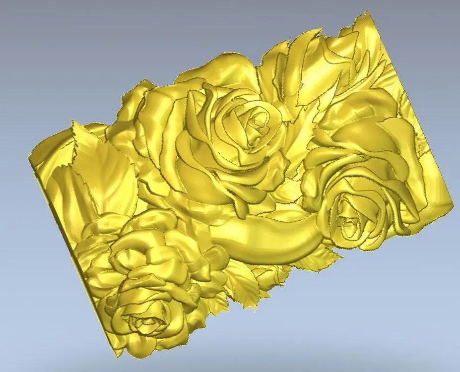 Flower_5 3d модель рельеф для ЧПУ в формате STL|3d model relief|3d relief modelfor cnc |