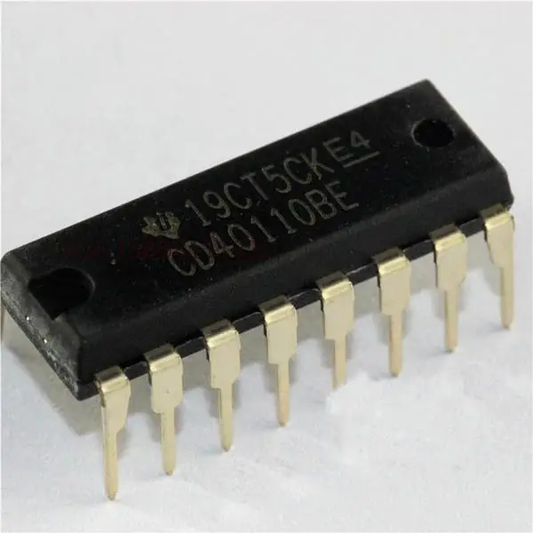 

Imported inline CD40110BE decoding latch display driver DIP-16