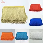 CHENGBRIGHT 1 ярд 20 см широкая кружевная отделка бахрома кисточка бахрома отделка для DIY латинское платье сцена аксессуары для одежды кружевная лента