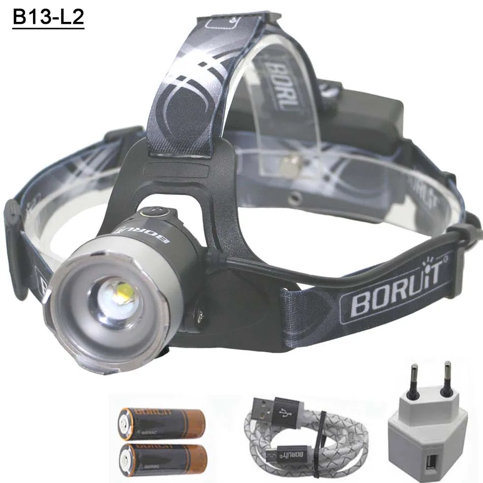 Светодиодный светильник B13 Zoom * L2 масштабируемый Boruit s с аккумулятором 18650 и usb