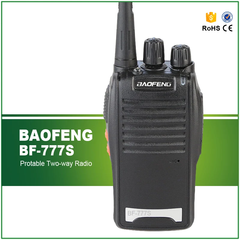 

Free Shipping Baofeng BF-777S Ham 5W UHF 1500MAH Battery Portable Two Way Radio