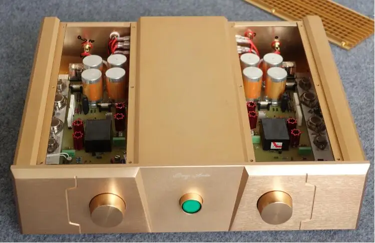 Усилитель мощности Nobsound Hi End Golden Fi стерео 2 0 канала 2*150 Вт 99.9% FM акустика FM300A|amplifier