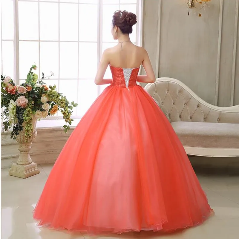 Ruthshen без бретелек Пышное Платье Vestidos сладкий 16 Бальные платья дешевый вечерние платья C аппликацией Новые поступления
