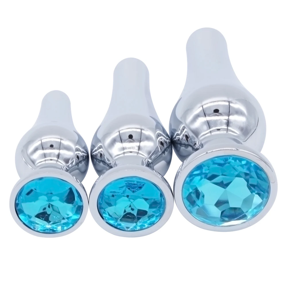 Анальная пробка DOMI массажные шарики для секса анальная из нержавеющей стали 3