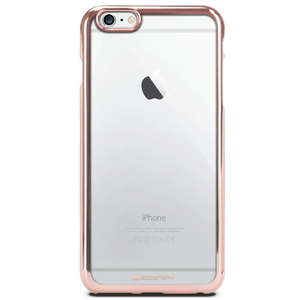 100% подлинный Goospery Ring 2 Jelly мягкий гелевый прозрачный чехол из ТПУ для iPhone 5 5s SE 6 6s 7 8