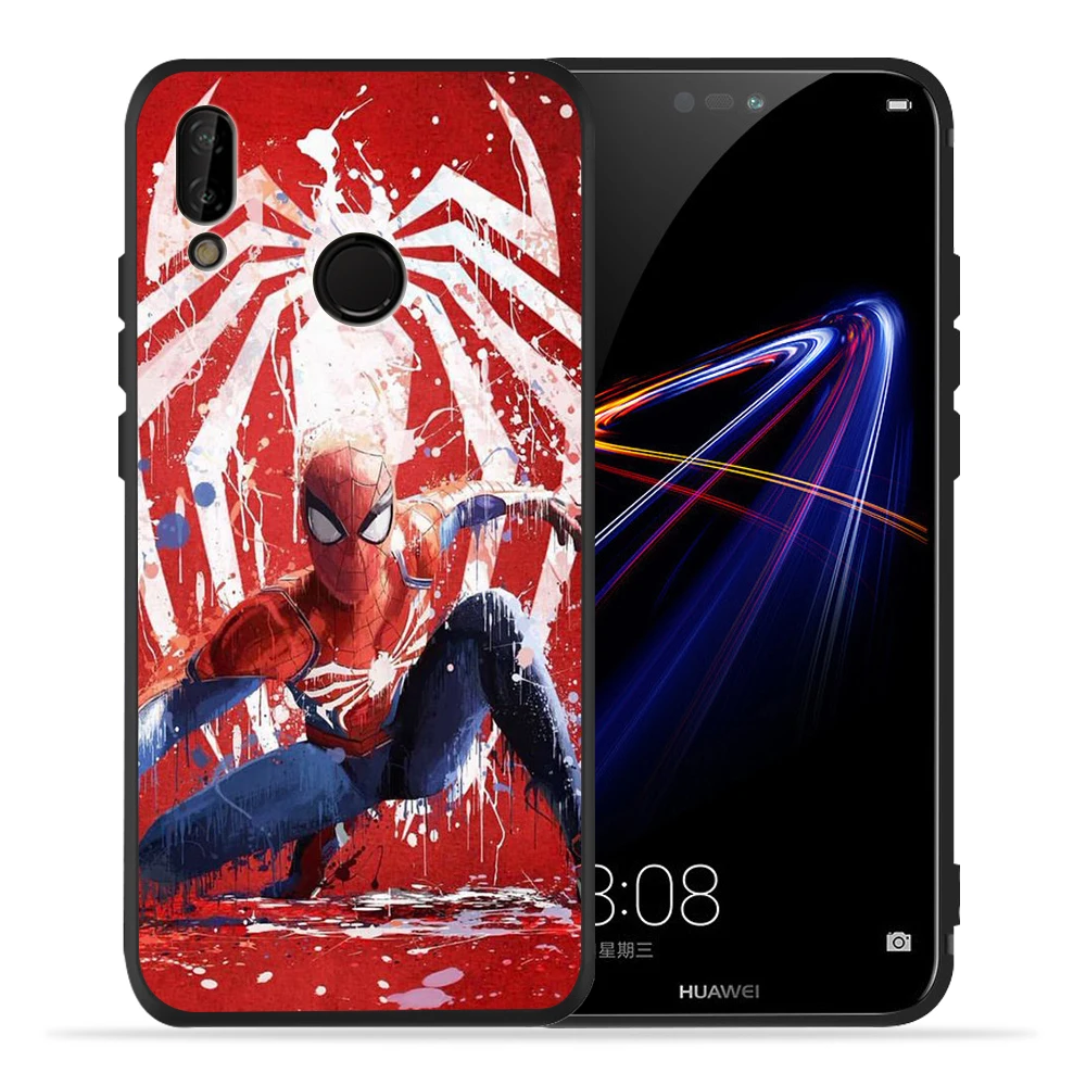 Чехол Марвел, Мстители, паук-герои в масках, для huawei P30 Pro для huawei p20 lite Коврики 20 X Honor 8 10 P Smart Etui Coque Мягкий силиконовый чехол
