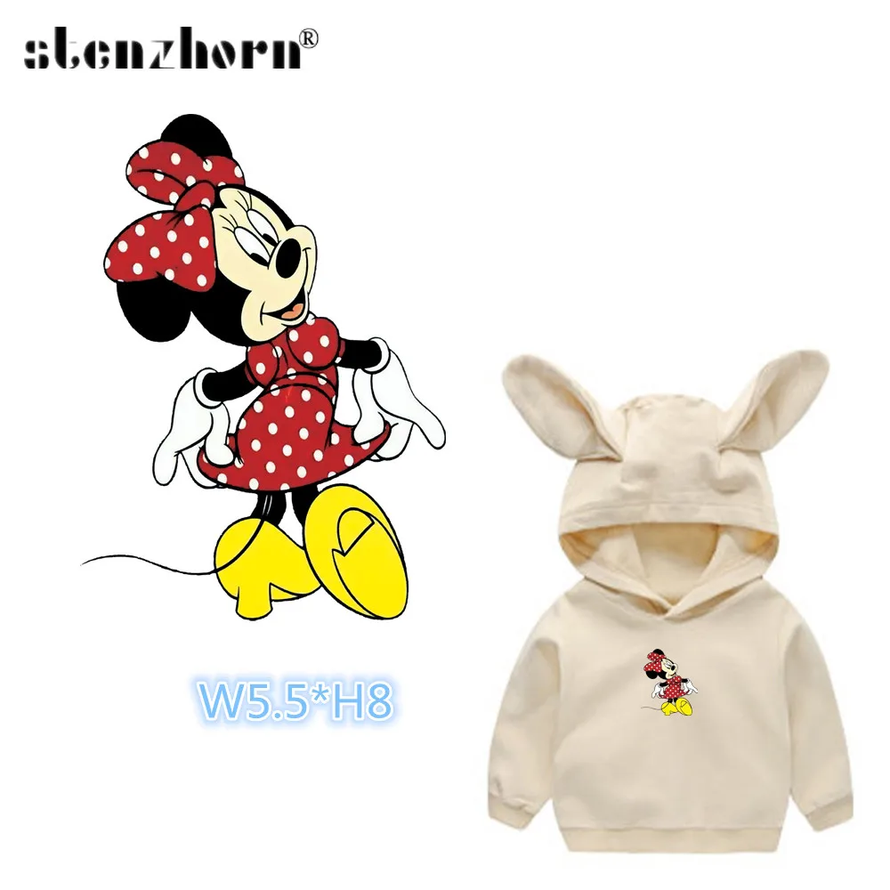 Наклейки с Минни для самостоятельной передачи тепла термоклейкие патчи одежды