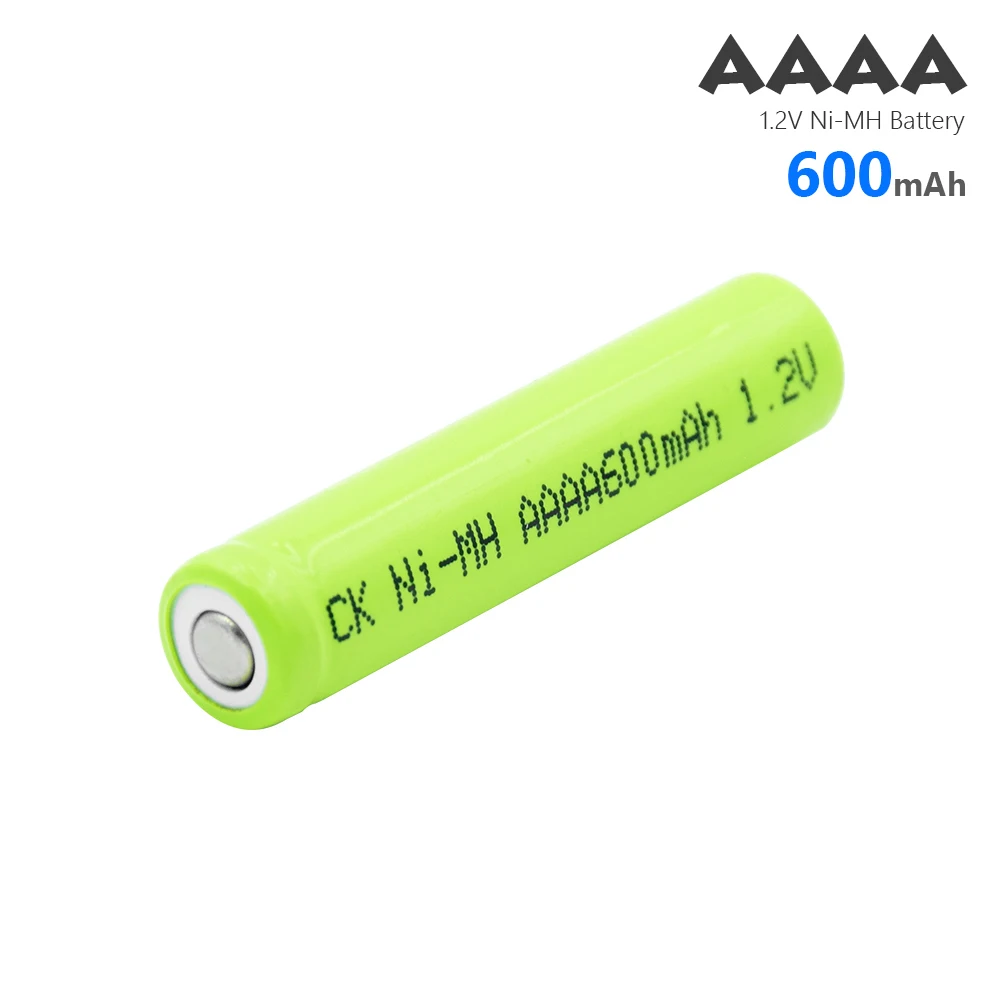 1/2/4 шт 1,2 V Перезаряжаемые AAAA 600 мА/ч, AM6 LR61 металл-гидридных или никель-металл-гидридный Аккумуляторы для поверхности ручка будильник светодиодный фонарик Фонарь Светодиодный проблесковый маячок