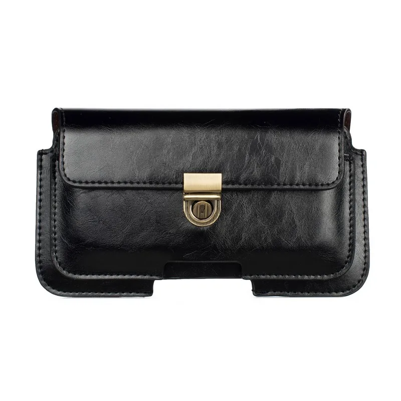 Мужская кожаная поясная сумка кошелек для монет держатель карт чехол мобильного