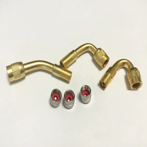 Латунные воздушные колпачки вентиля шины шток клапана с удлинителем адаптер для