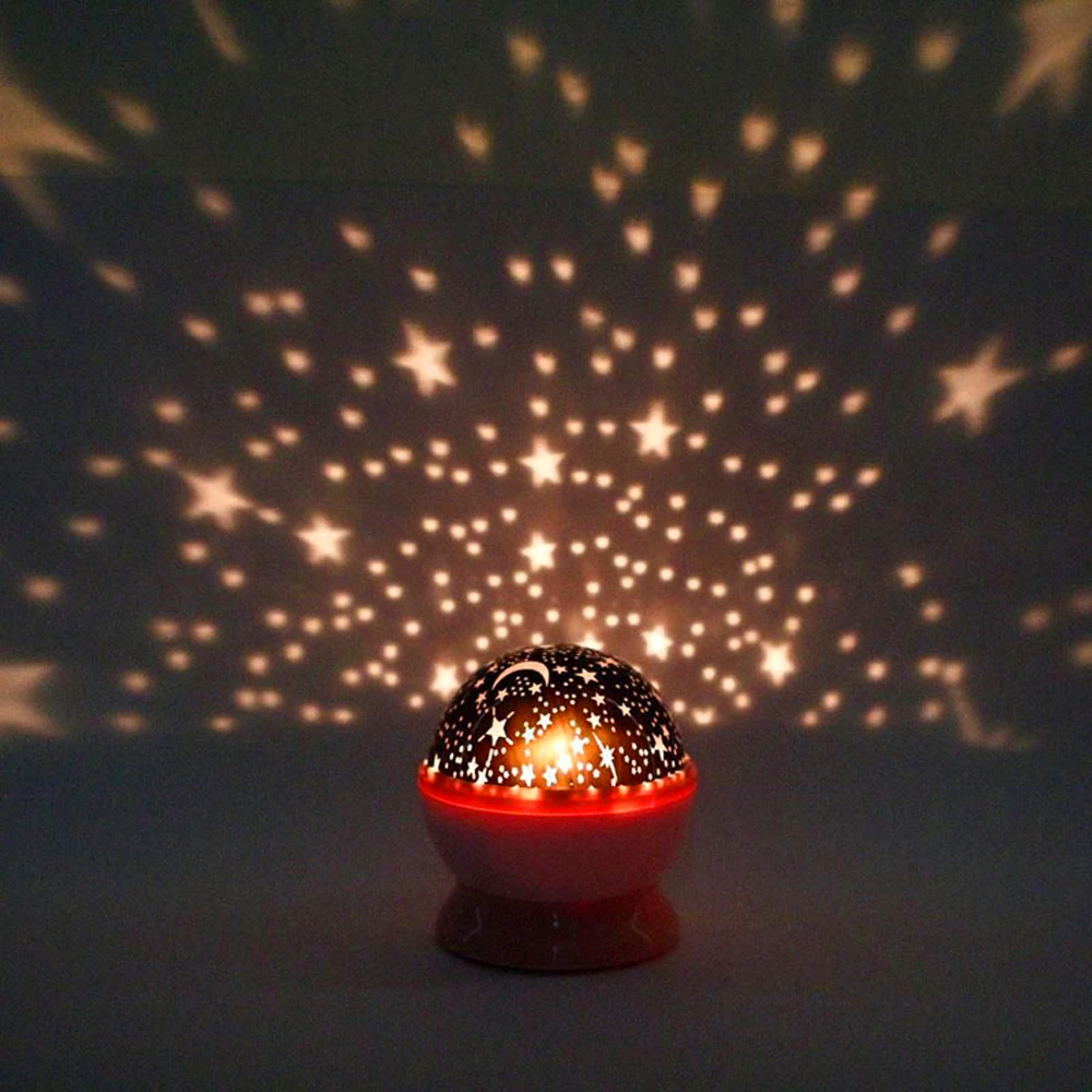 Новинка Детские Спальня Лампы для мотоциклов светодиодный ночник звездное небо