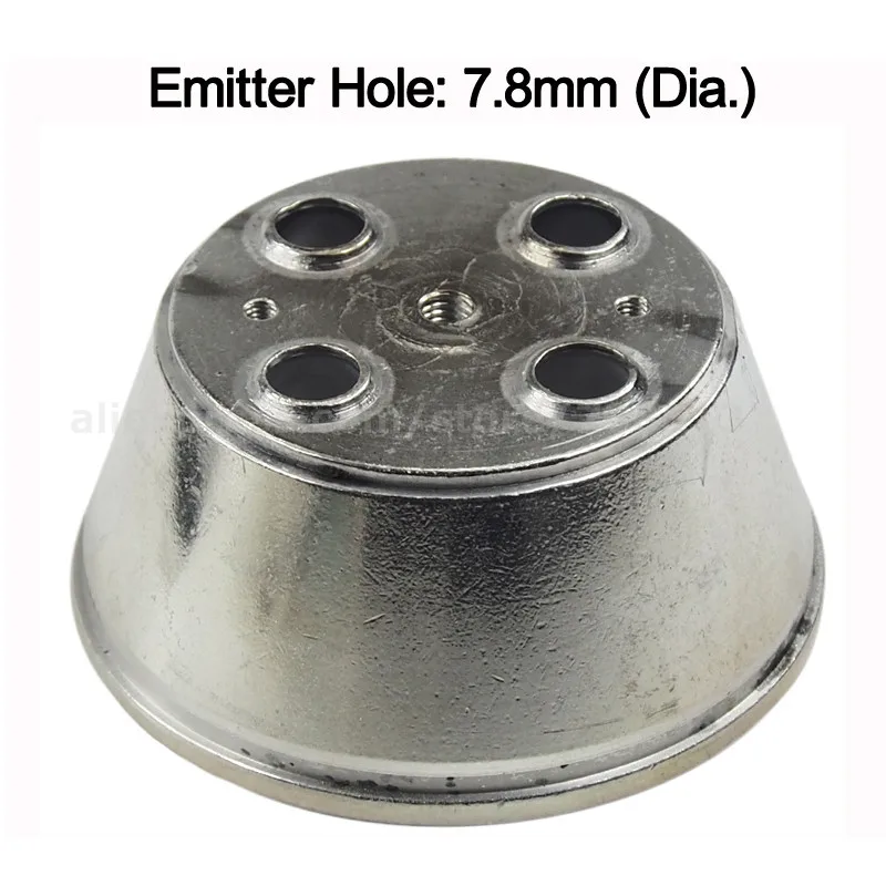 Алюминиевый отражатель SMO 66 6 мм (D) x 30 (H) для 4 Cree XM-L | Лампы и освещение