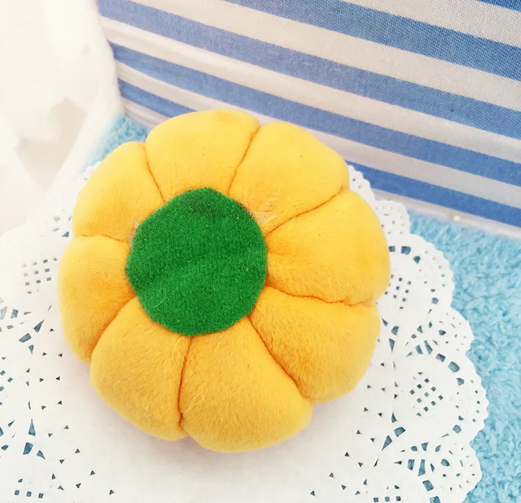 1 шт. новинка игрушки для собак в форме тыквы милая искусственная пищалка