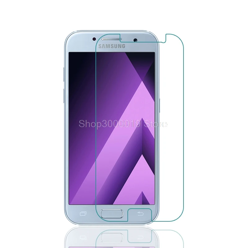 For Glass Samsung Galaxy A5 2017 Screen Protector Tempered Glass For Samsung A5 2017 Glass A520 SM-A520F Phone Film+clean kits <