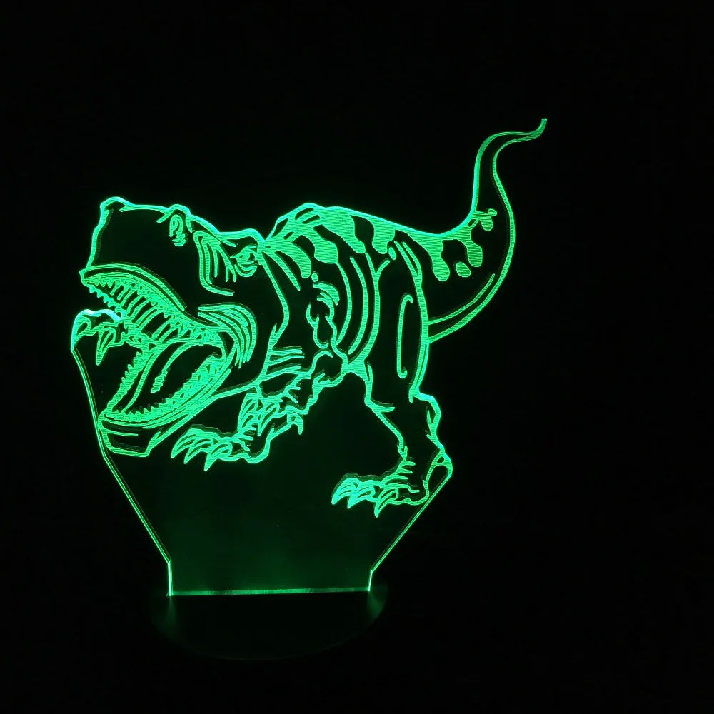 Динозавра Новинка сенсорный выключатель настольный светильник светодиодный