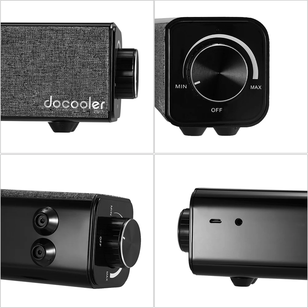 Bluetooth-колонки Docooler 4 0 20 Вт с двумя драйверами 10 для домашнего кинотеатра |