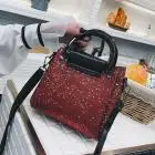 Синий Модные женские сумки через плечо с цепочкой, популярные сумки N21 - Цвет: Синий