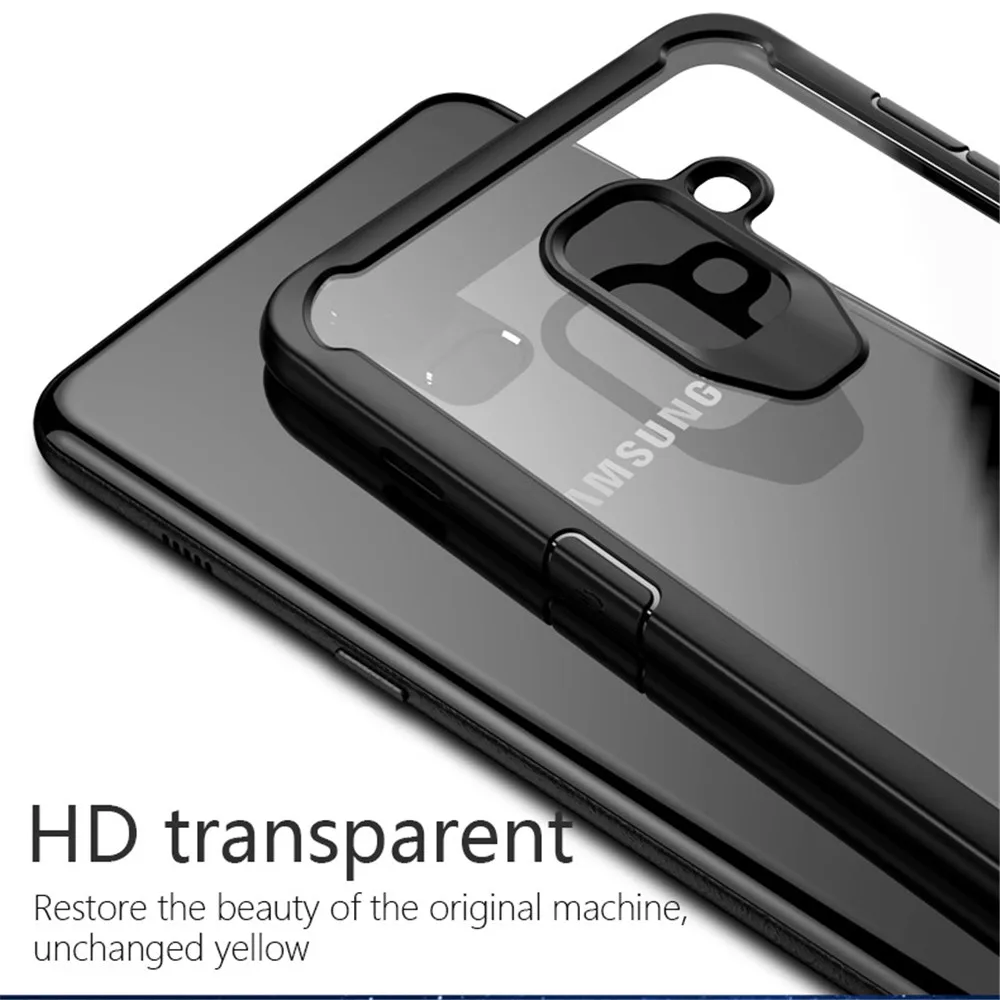 For Samsung Galaxy S8 S9 Plus Note 8 9 Full Cover Case Silicone Clear Armor J3 J5 J7 2017 Pro J4 J6 J8 A5 A7 A6 A8 A9 2018 |