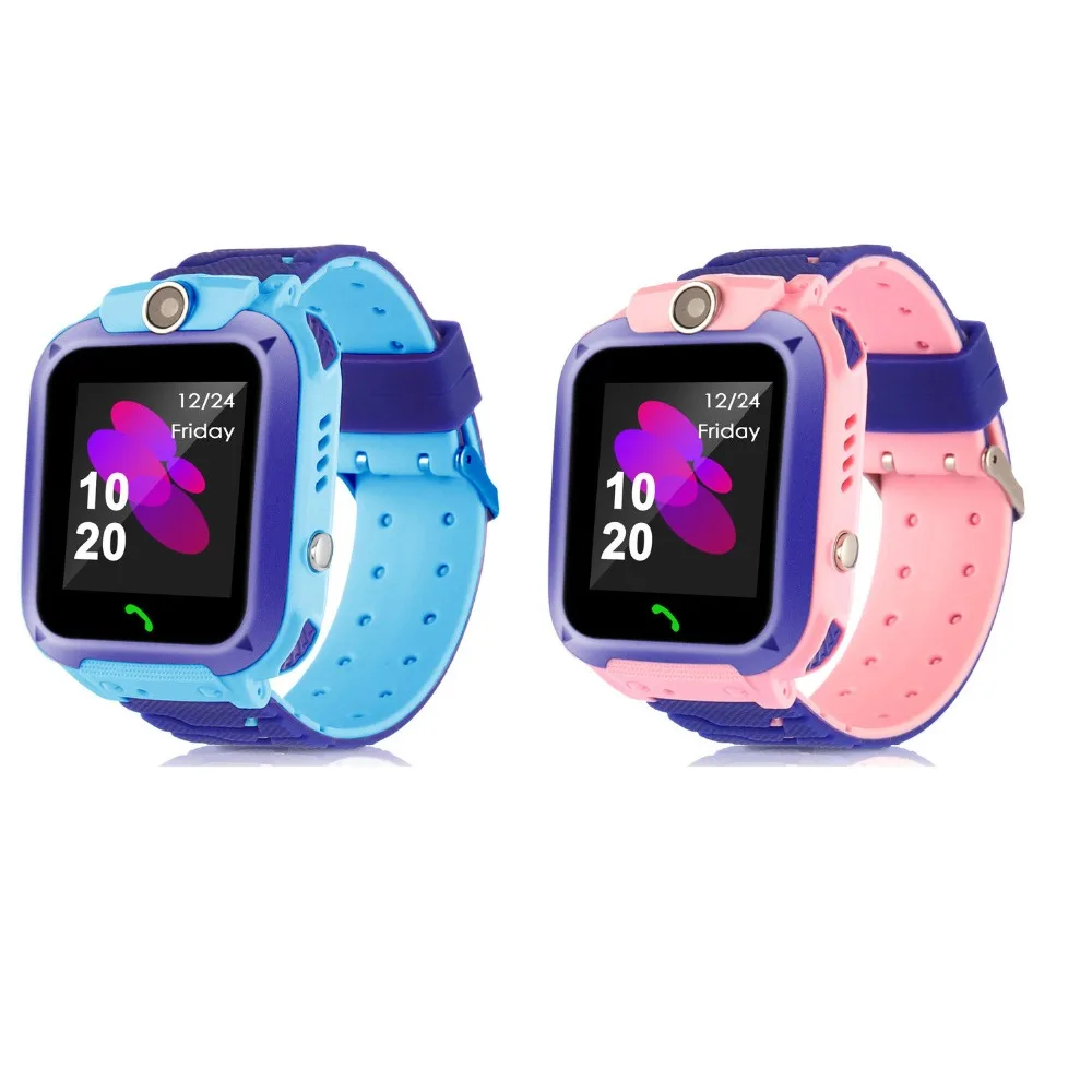 Q12 Детские умные часы SOS телефон часы Smartwatch для детей с sim-картой фото водонепроницаемый IP67 детский подарок для IOS Android