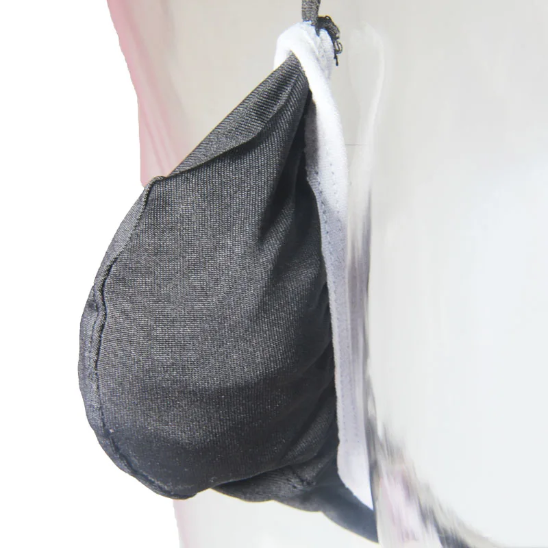 Black Мужские сексуальные трусики с рукавом для пениса, Трусы-шорты, сексуальные трусики с ягодицами, нижнее белье - Цвет: Black
